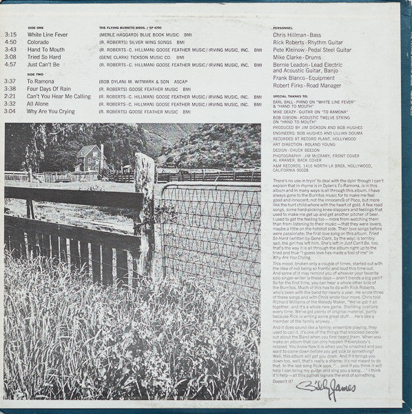 The Flying Burrito Bros : The Flying Burrito Bros. (LP, Album, Pit)