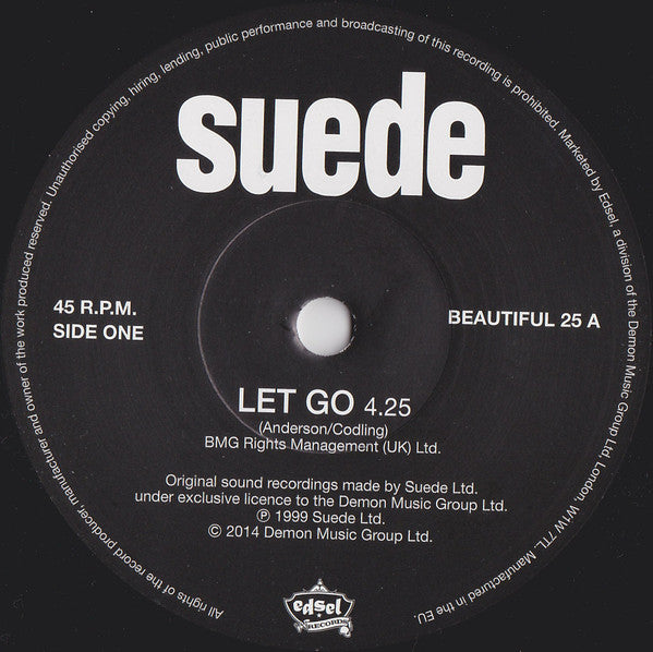 Suede : Let Go (7", RSD, Single, Ltd)