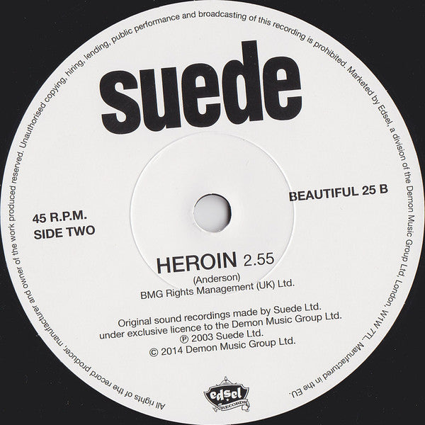 Suede : Let Go (7", RSD, Single, Ltd)