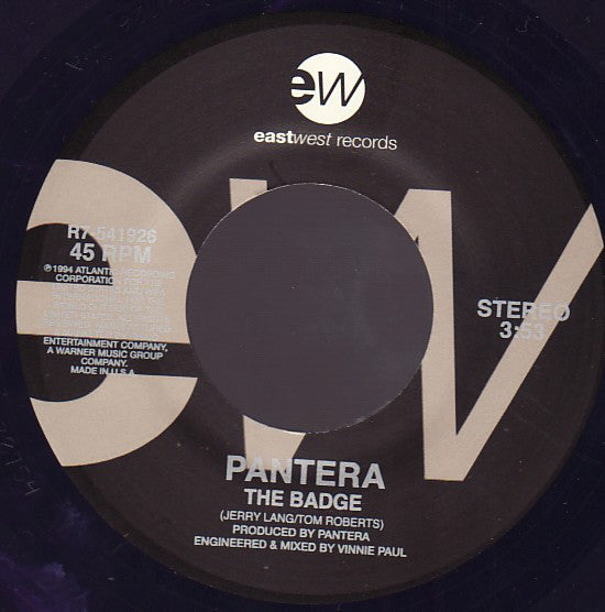 Poison Idea / Pantera : The Badge (7", RSD, Ltd, Pur)