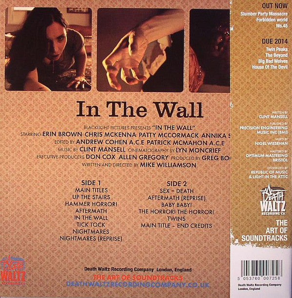 Clint Mansell : In The Wall (Original Motion Picture Soundtrack) (LP, RSD, Ltd, Bro)