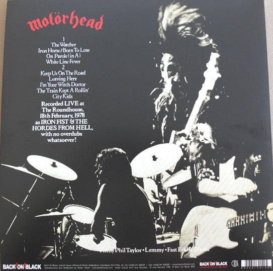 Motörhead : What's Words Worth? - Recorded Live 1978 (LP, Album, RE, Red)