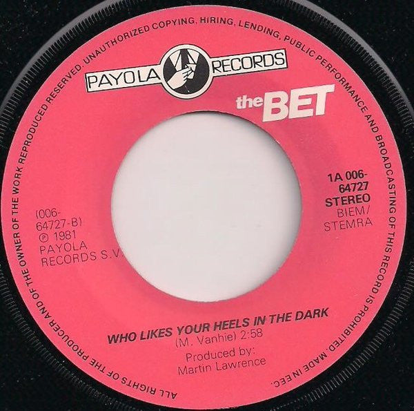 The Bet : No (7", Single)