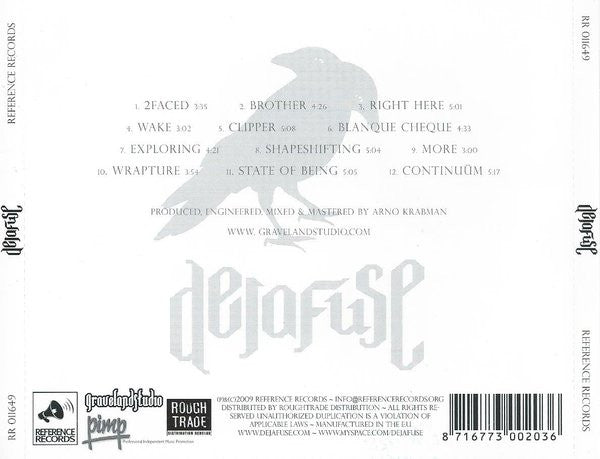 Dejafuse : Dejafuse (CD, Album)