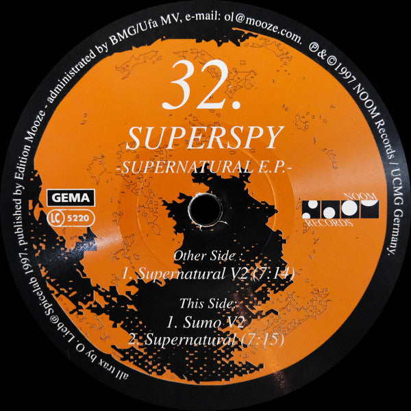 Superspy : Supernatural E.P. (12", EP)