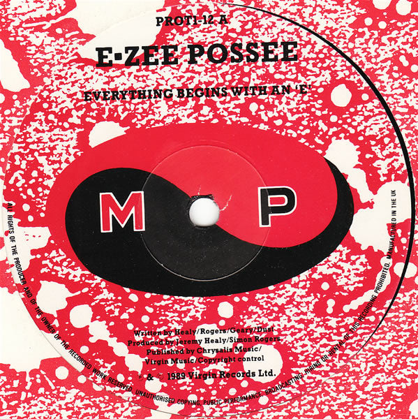 E-Zee Possee : Everything Begins With An 'E' (12", Single)