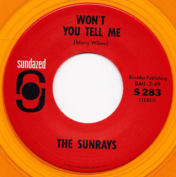 The Sunrays : Our Leader / Won't You Tell Me (7", RSD, Ltd, Gol)