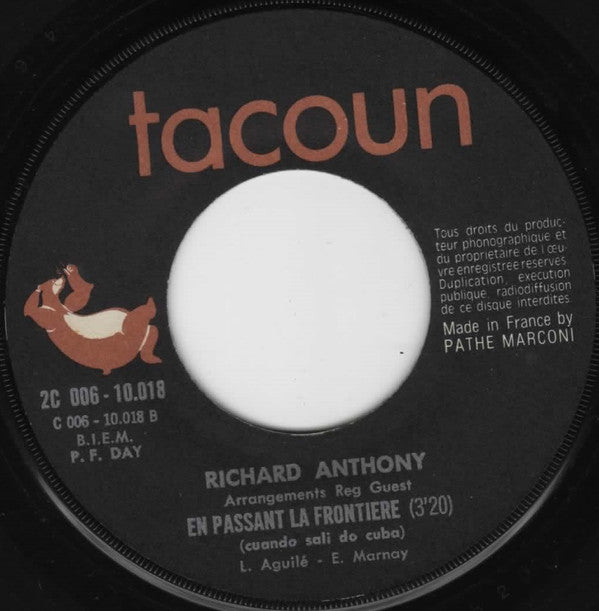 Richard Anthony (2) : Le Sirop Typhon (7", Single)