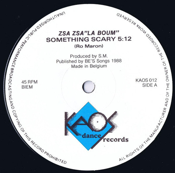Zsa Zsa Laboum* : Something Scary (12")