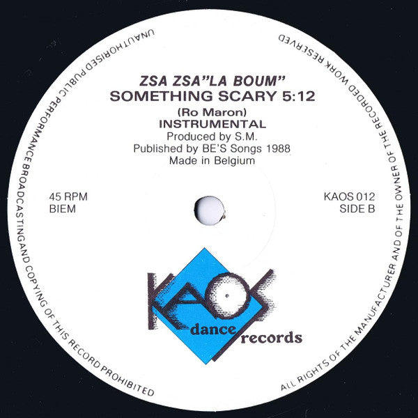 Zsa Zsa Laboum* : Something Scary (12")
