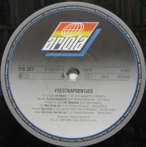 De Feestkapoentjes : Feestkapoentjes (LP, Album)