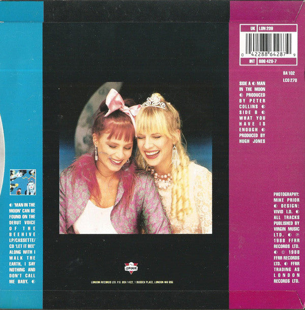 Voice Of The Beehive : Man In The Moon (7")