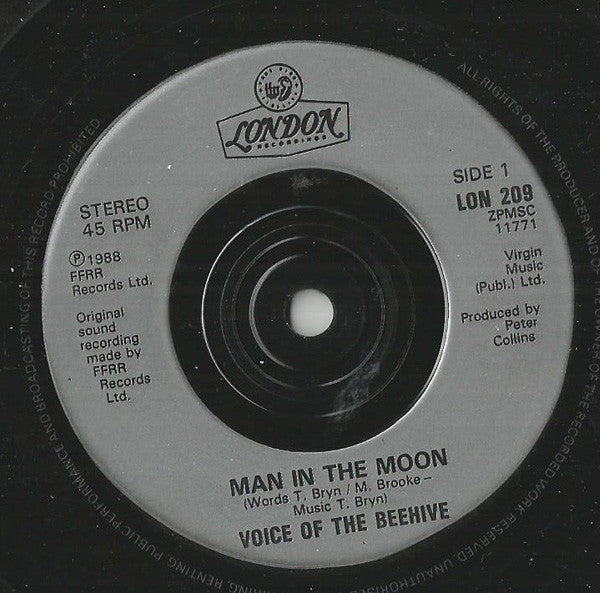 Voice Of The Beehive : Man In The Moon (7")
