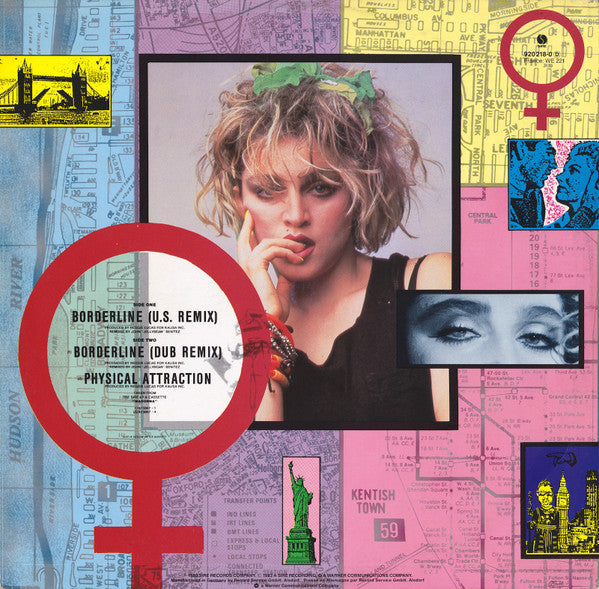 Madonna : Borderline (U.S. Remix) (12", Single)