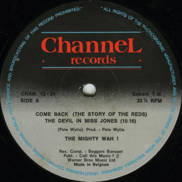 Wah! : Come Back (12", Single)