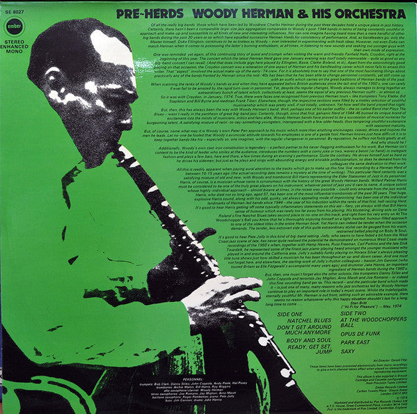 Woody Herman And His Orchestra : Pre-Herds (LP, Album, RE, RM)