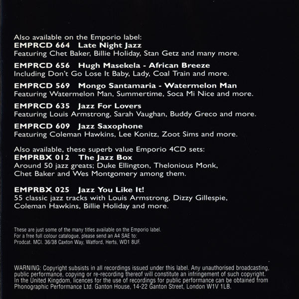 Various : The Best Of Latin Jazz (CD, Comp)