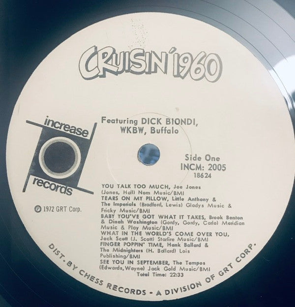 Various : Cruisin' 1960 (LP, Comp, Mixed)