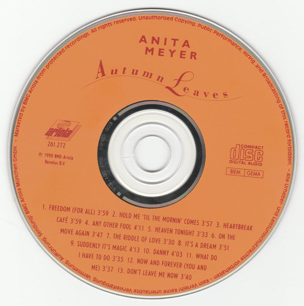 Anita Meyer : Autumn Leaves (CD, Album)