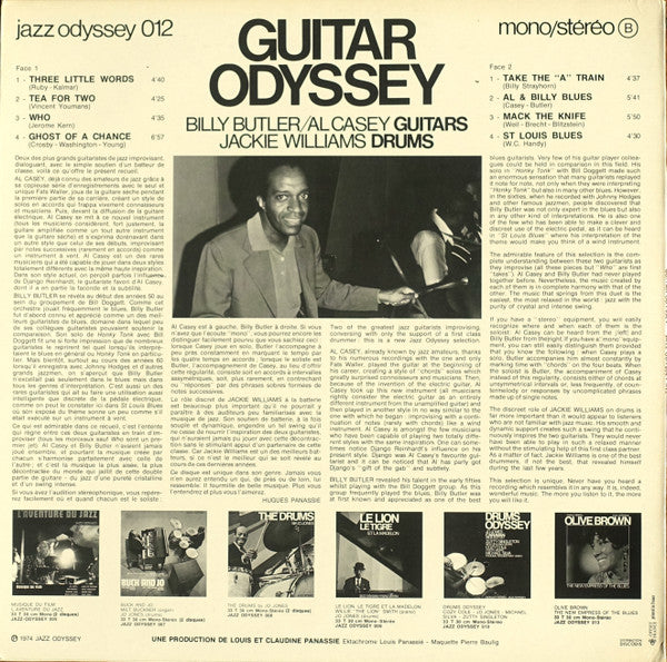 Billy Butler (3) / Al Casey / Jackie Williams (2) : Guitar Odyssey (LP, Album)