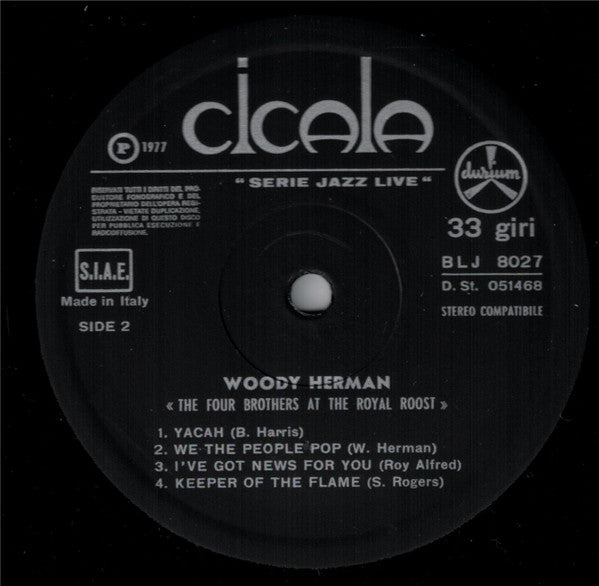 Woody Herman : The Four Brothers At The Royal Roost (LP)