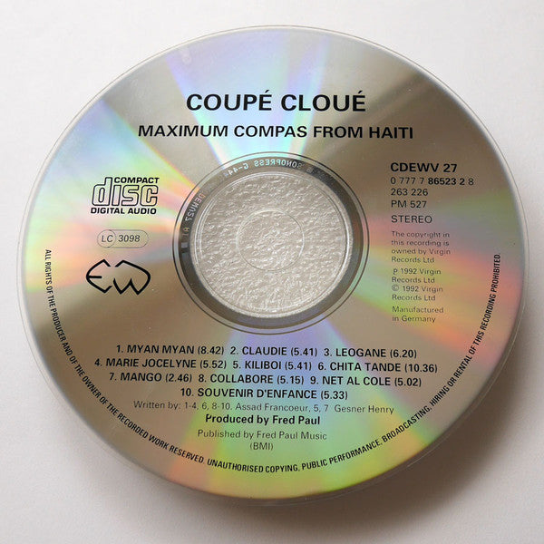 Coupé Cloué : Maximum Compas From Haiti (CD, Comp)