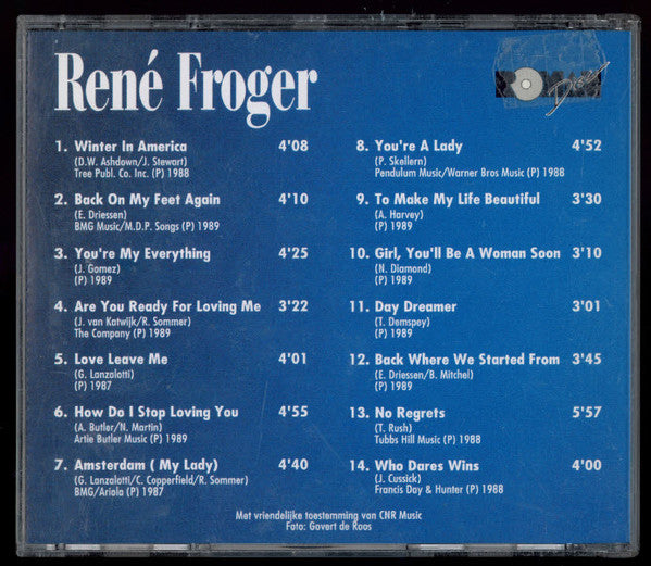 René Froger : René Froger (CD, Comp)
