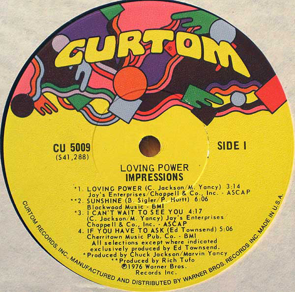 The Impressions : Loving Power (LP, Album)