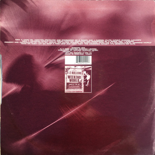 E-Z Rollers : Hang On / Weekend World (Calyx Remix) (12")