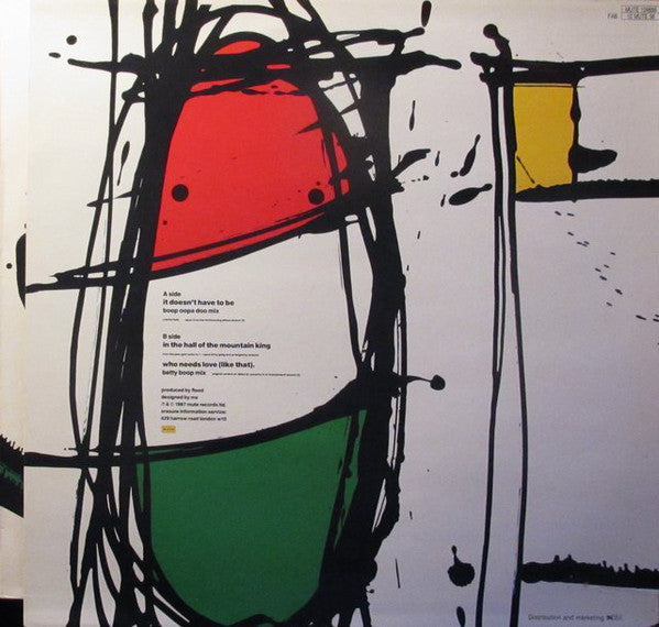 Erasure : It Doesn't Have To Be (12", Maxi)