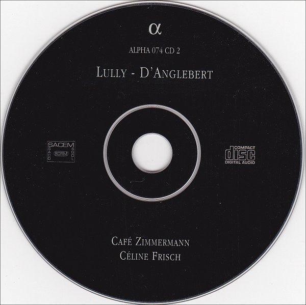 Jean-Henry d'Anglebert - Céline Frisch, Café Zimmermann : Pièces De Clavecin & Airs D'après M. De Lully (2xCD, Album)