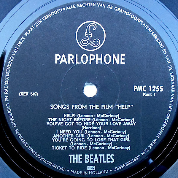 The Beatles : Help! (LP, Album, Mono)