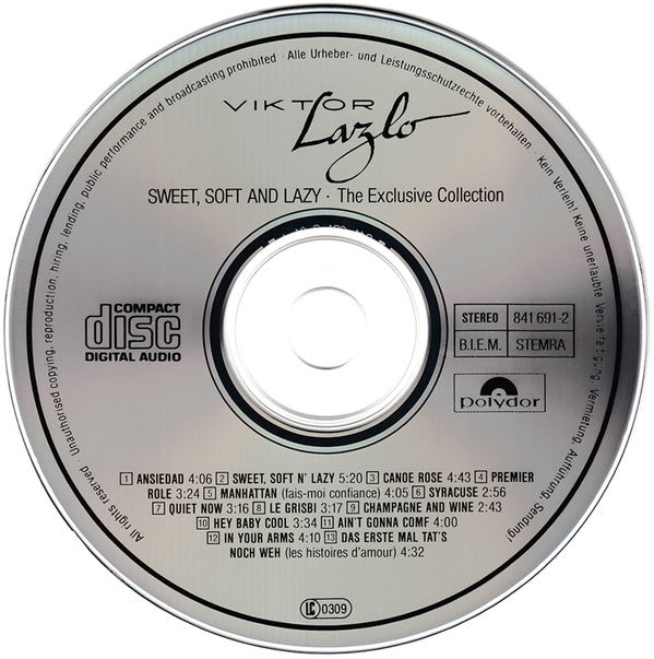 Viktor Lazlo : Sweet, Soft N' Lazy - The Exclusive Collection (CD, Comp)