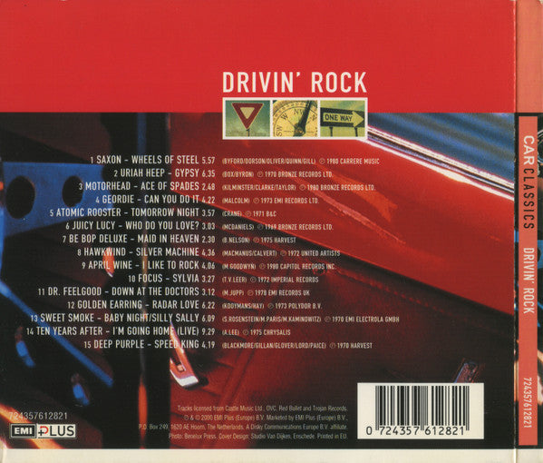 Various : Car Classics - Drivin' Rock (CD, Comp, Dig)