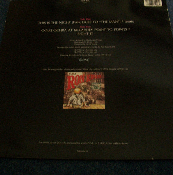 Alias Ron Kavana : This Is The Night (Fair Dues To The Man) (12")