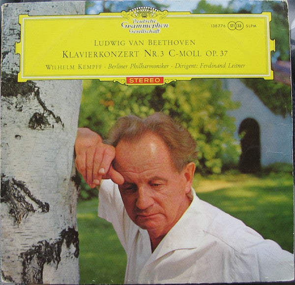 Ludwig van Beethoven – Wilhelm Kempff · Berliner Philharmoniker · Ferdinand Leitner : Klavierkonzert Nr. 3 C-moll Op. 37 (LP)