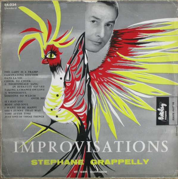 Stephane Grappelly And His Quintet : Improvisations (LP, Album)