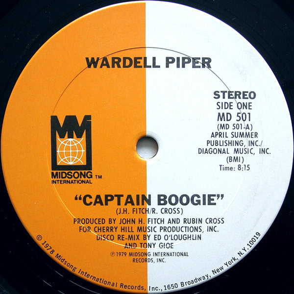 Wardell Piper : Captain Boogie (12")