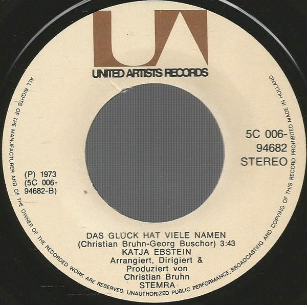 Katja Ebstein : Der Stern Von Mykonos (7", Single)