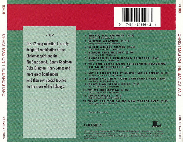 Various : Best Of Big Bands - Christmas On The Bandstand (CD, Comp)