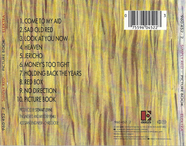 Simply Red : Picture Book (CD, Album, RE)