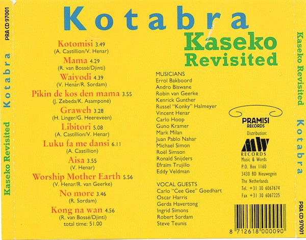 Fra Fra Sound : Kaseko Revisited (Kotabra) (CD, Album)
