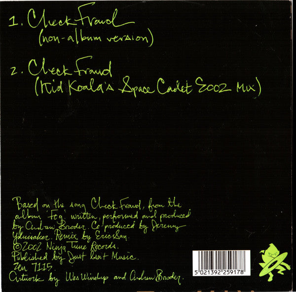 Fog : Check Fraud (7", Single)
