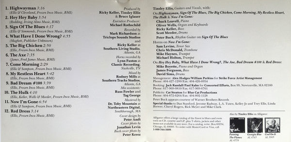 Tinsley Ellis : Trouble Time (CD, Album)