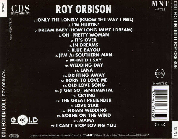 Roy Orbison : Collection Gold (CD, Comp)