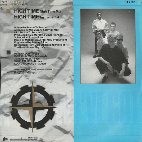 Person To Person : High Time (12")