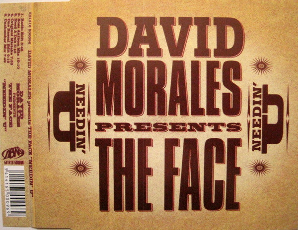 David Morales Presents The Face (3) : Needin' U (CD, Maxi)