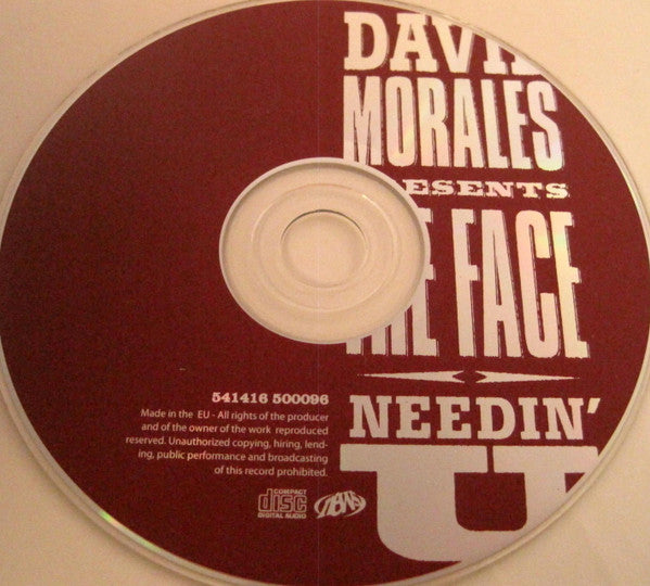 David Morales Presents The Face (3) : Needin' U (CD, Maxi)