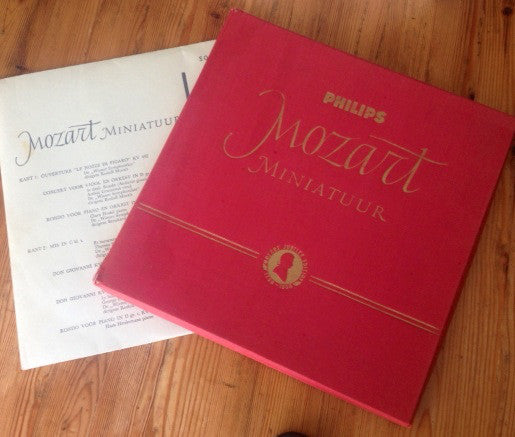 Wiener Symphoniker, Rudolf Moralt, Arthur Grumiaux, Clara Haskil, Bernhard Paumgartner, Teresa Stich-Randall, George London (2), Graziella Sciutti, Hans Henkemans : Mozart Miniatuur (10" + Box)