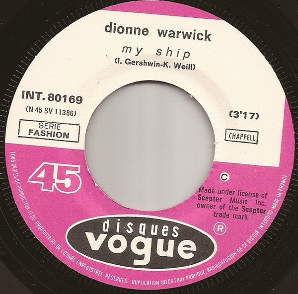 Dionne Warwick : People (7", Single)